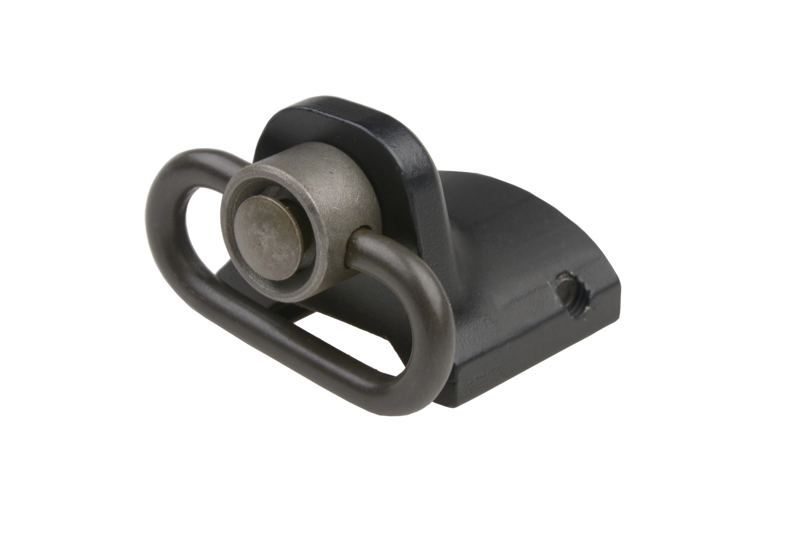 Qd hand-stop sling swivel - black